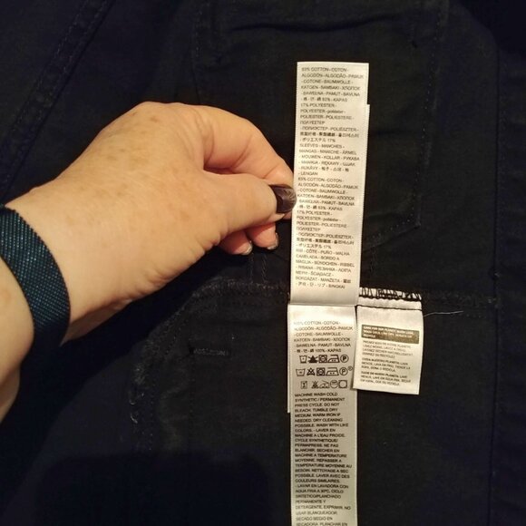 Levi's Black Hybrid Denim Hoodie Original Trucker Jacket Size XL - Picture 11 of 14